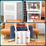 Organizador Zapatos Plegable Zapatero Mueble 3 niveles - Image 6