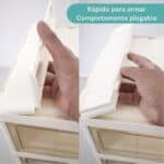 Organizador Zapatos Plegable Zapatero Mueble 3 niveles - Image 4