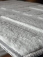 Alfombra 180x230 Nordica Piel De Conejo Gris
