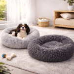 Cama Para Perro Gato Nido Nordico Pelo Largo Antiestres Funda Lavable