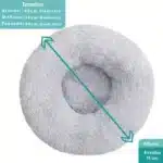 Cama Para Perro Gato Nido Nordico Pelo Largo Antiestres Funda Lavable - Image 14