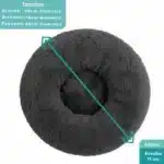 Cama Para Perro Gato Nido Nordico Pelo Largo Antiestres Funda Lavable - Image 20