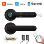 Cerradura Smart Inteligente Wifi Huella Código Negro