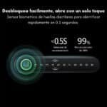 Cerradura Smart Inteligente Wifi Huella Código Negro