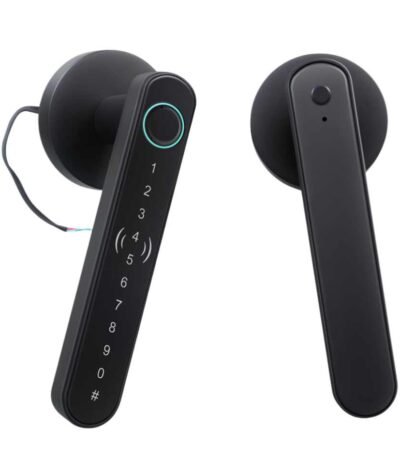Cerradura Smart Inteligente Wifi Huella Código Negro