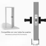 Cerradura Smart Inteligente Wifi Huella Código Negro