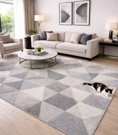 Alfombra nordica yute