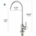 Grifo Acero Inoxidable Canilla Para Purificador De Agua - Image 4
