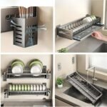 Escurridor Platos Y Cubiertos Organizador Cocina Adhesivo - Image 4