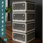 Canasto Contenedor Organizador Plegable Apertura 4 Lados Pack X5 - Image 5