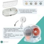 Caja Arena inteligente Automática Gatos Q-clean 65L - Image 5