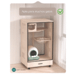 Caja Arena Automática Gatos Ti plus 65L verde - Image 7