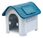 Casita para perro mediano con techo a dos aguas