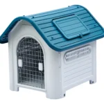 Casita para perro mediano con techo a dos aguas