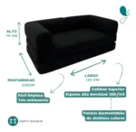 Sillon Teddy Sofa Cama en caja 180 x 100 x 70 - Image 24