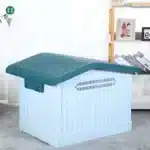 Casa Cucha Perro Mascota Exterior Plastica Verde Musgo N21 - Image 3