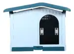 Casa Cucha Perro Mascota Exterior Plastica Verde Musgo N21