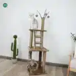 Rascador torre gatos con sisal y plataformas acolchadas T11 - Image 5