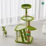 Rascador Gimnasio Torre Casita Para Gatos Anti-estres Verde T23 - Image 5