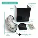 Extractor Purificador Inteligente Autolimpiante Acero S9005 Negro 250w - Image 3