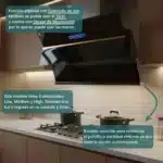 Extractor Purificador Inteligente Autolimpiante Acero S9005 Negro 250w - Image 4