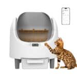 Caja de arena inteligente para gatos CH-ICB018 con monitoreo de salud, sensores de seguridad y diseño moderno