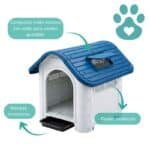 Casa Cucha Perro Mascota Exterior Plástica N°20 - Image 4