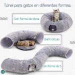 Cama Túnel Plegable Dona Grande Para Gato Crafty Solution Peluche - Image 3