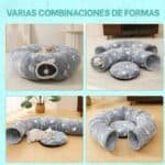 Cama Túnel Plegable Dona Grande Para Gato Crafty Solution Peluche - Image 5
