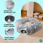 Cama Túnel Plegable Dona Grande Para Gato Crafty Solution Peluche - Image 8