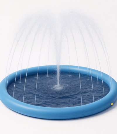 Alfombrilla de Agua Portátil Impermeable para Mascotas y Niños PVC Antideslizante