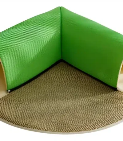 Cama túnel 2 en 1 para gatos pequeños con techo desmontable y juguete pompón