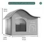 Casa Cucha Perro Gato Interior Refrigerada N°25 - Image 6