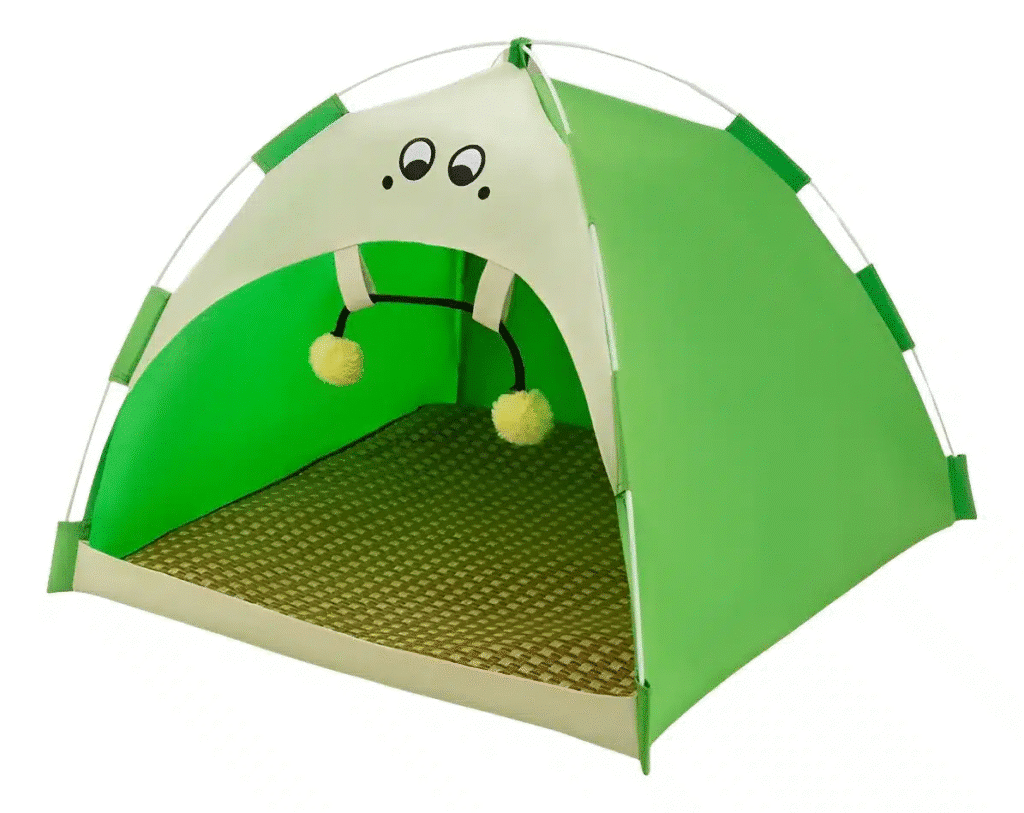 Tienda cabaña portátil para gatos y perros pequeños – cómoda y transpirable