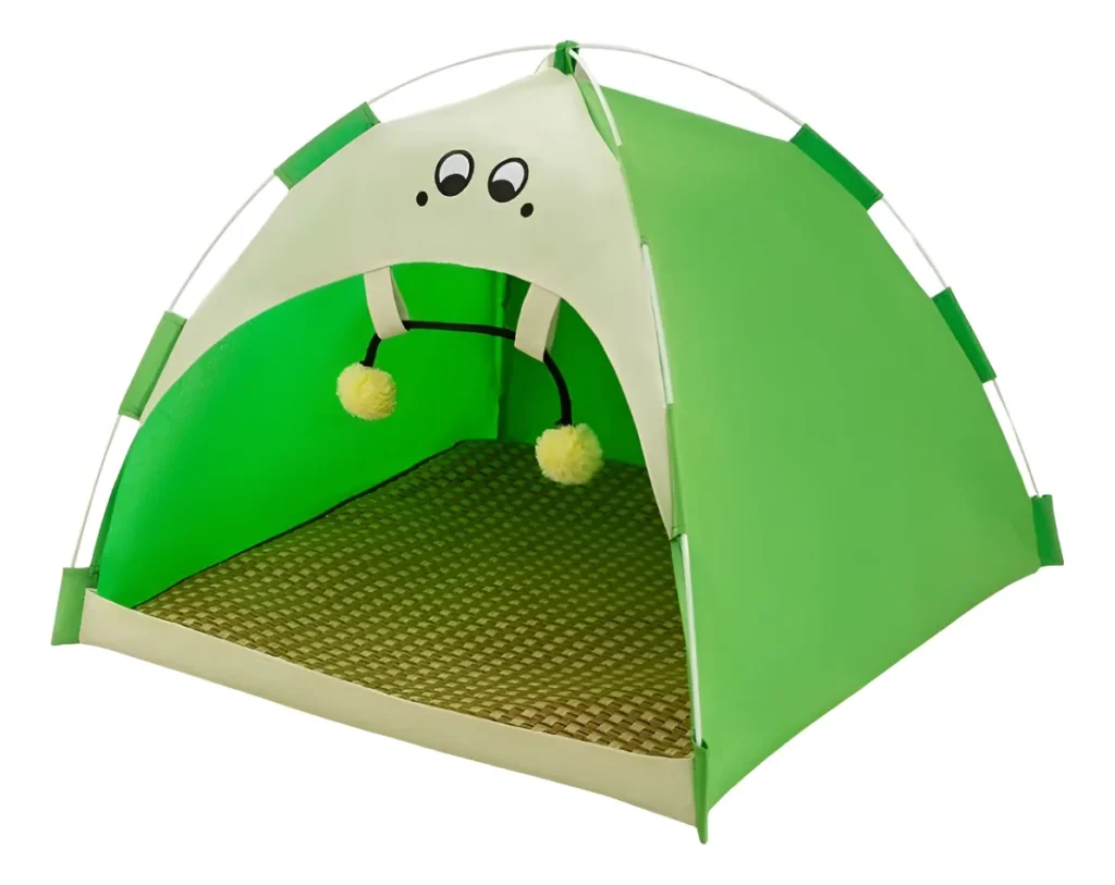 Tienda cabaña portátil para gatos y perros pequeños – cómoda y transpirable