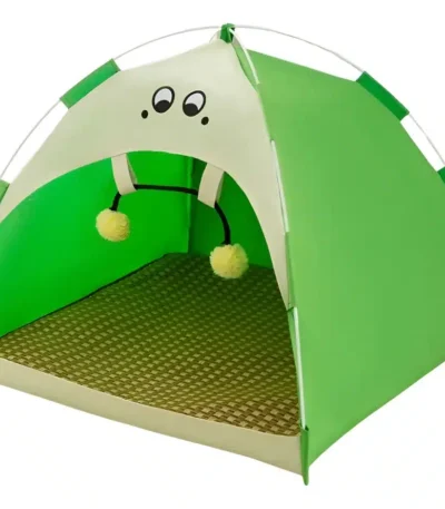 Tienda cabaña portátil para gatos y perros pequeños – cómoda y transpirable