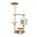 Rascador Gimnasio Torre Casita Gatos Juguete Crafty T3 Blanco - Image 9