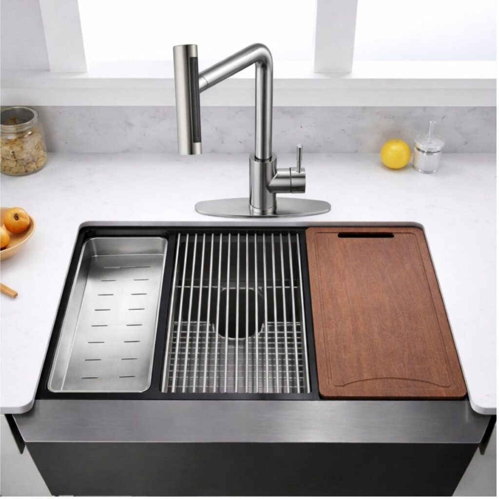 Bacha Granero de Acero Inoxidable T-304 TRU16 – 83x56 cm, acabado nano mate