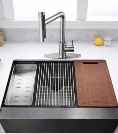 Bacha Granero de Acero Inoxidable T-304 TRU16 – 83x56 cm, acabado nano mate