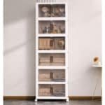 Armario organizador multiusos de 5 niveles – plástico acrílico resistente