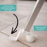 Tender Plegable Ropa Pie Con Alas Tripode reforzado Aluminio - Image 9