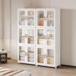 Contenedor Plástico Plegable Armario Apilable ruedas 3 niveles ancho - Image 6