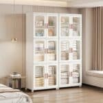 Contenedor Plástico Plegable Armario Apilable ruedas 3 niveles ancho - Image 10