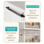 Armario Plástico Plegable Contenedor Apilable ruedas - Image 8