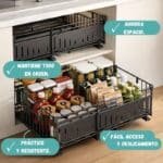 Organizador Estante Extensible de Metal Antióxido Alto - Image 13