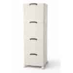 Mueble Contenedor Ropero Plegable ruedas 3 niveles con barral y ruedas - Image 2