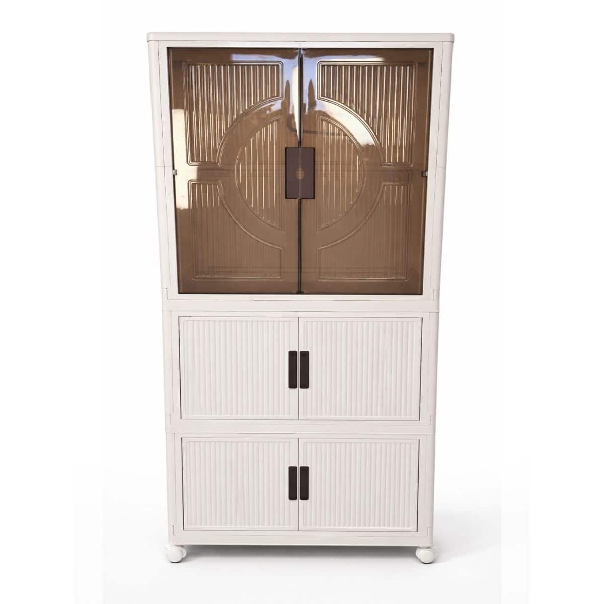 Armario Ropero Plegable ruedas 3 niveles Armario Infantil Portátil – Orden y Seguridad en Cada Etapa