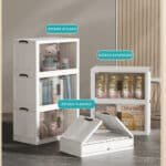 Armario Plástico Plegable Contenedor Apilable ruedas - Image 3