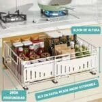 Organizador Estante Extensible de Metal Antióxido Alto - Image 3