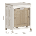 Contenedor Organizador Juguetero Plástico Plegable ruedas - Image 3